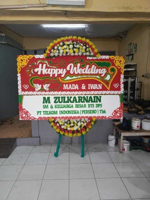Papan Bunga di Margakaya Telukjambe Barat